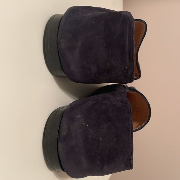 Lori L’idea Navy Suede Loafers 39.5 - Picture 6 of 7